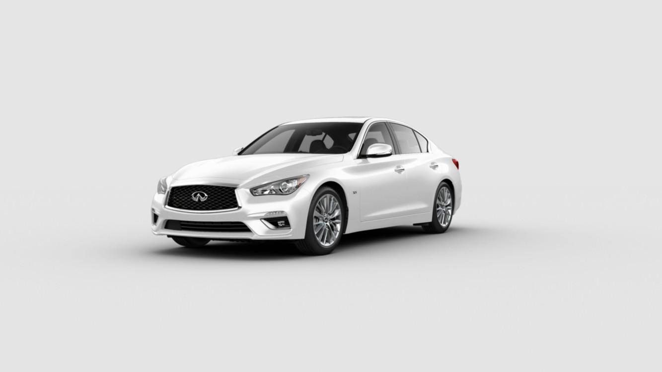 Q50 3.0t LUXE AWD Pure White