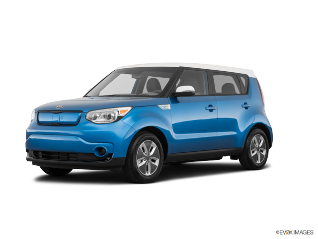 Soul EV EV Caribbean Blue w/Clear White Roof